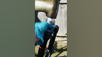 Headset reinstalled into my new mountain bike #bike #satisfying