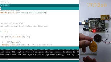 Tự học Arduino cùng TiTiEch: giao tiếp Module đọc RFID