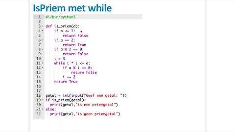 Priemontbinding in Python