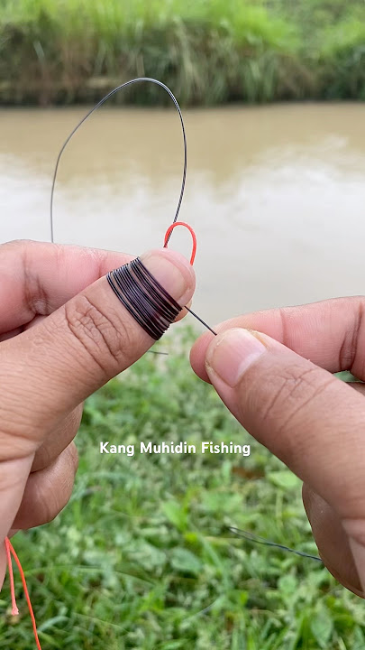 Amazing very smooth and strong how to braid to mono or fluorocarbon #fishing #mancing #tutorial