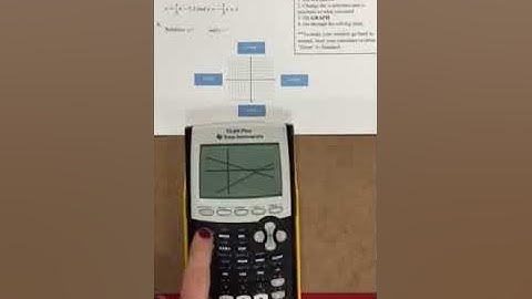 Changing TI -84 Calculator Window