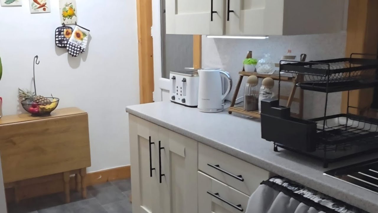 ترتيب وتنظيف المطبخ 🧼 | استعدادًا لرمضان 🌙