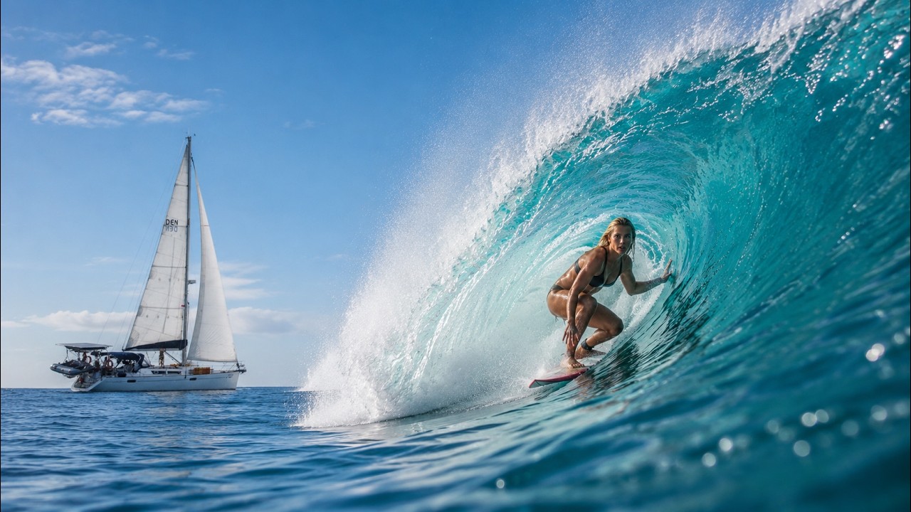 ⁣WE SAILED TO THE MENTAWAIS FOR THIS WAVE