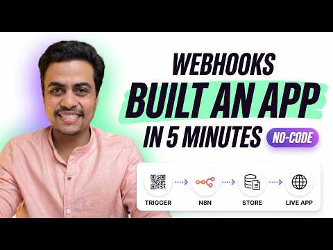 n8n Webhooks Masterclass: Build APIs, QR Tracking & No-Code Apps from Scratch (Full Tutorial)