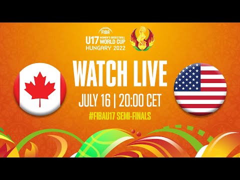  SEMI-FINALS: Canada v USA | Full Basketball Game |  FIBA U17 Women's Basketball World Cup 2022