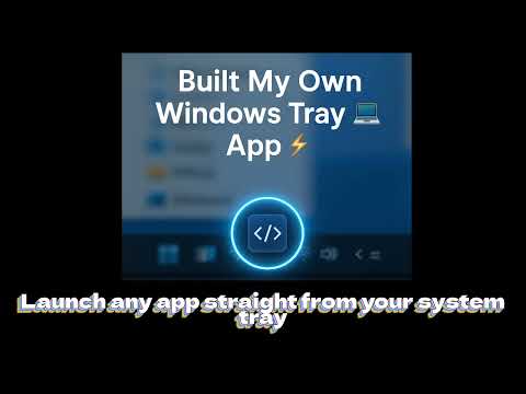 Windows Tray App | Code Easy - Python