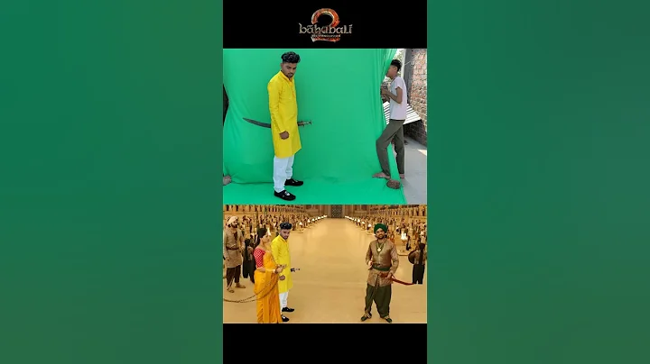 Bahubali 2 : Sorry Devsena 😅 VFX Breakdown Green Screen #shorts #trending #viral #comedy #bahubali2
