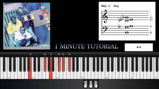 "Cry No More" II D Extreme 1 Minute Piano Tutorial