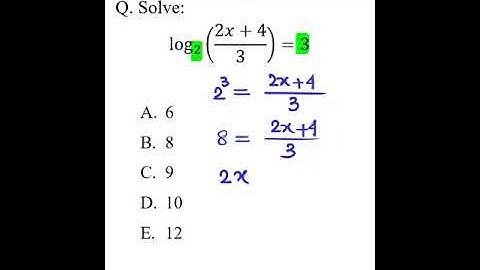 Logarithmic Equation - Solve #shorts #maths #logarithm #equation #solve #mathematics