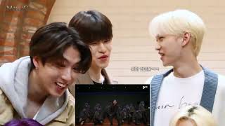 stray kids reaction run bts