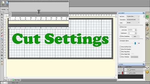 VinylCut 5 the Cutter Cut Settings Overview (Part 1) Cut Settings Video Mini-Series