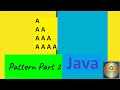 Pattern in Java programs Part2||Character Pattern in Java||Alphabet pattern program in Java||#short