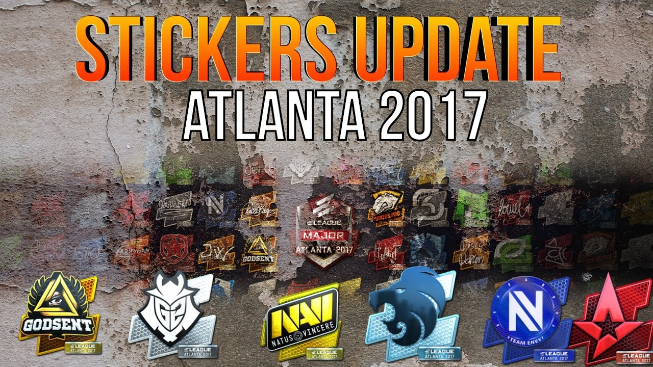 CS:GO - Update Stickers Atlanta 2017 Major / Aktualizacja Nowe Naklejki ...