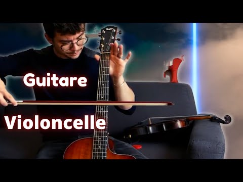Archet De Guitare Double Face - Imitation Violon/Violoncelle - Petit Et Durable