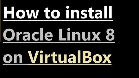 How to install oracle Linux 8