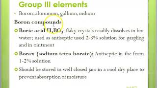 Group V and III elements MPTS