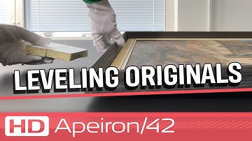 Leveling originals, HD Apeiron/42 – Contex large format scanning