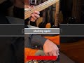 Cool Pluck-Slide Bass Technique #shorts