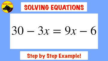 Solving Equations (Variable on Both Sides!)