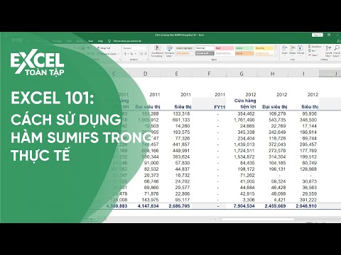 Video 44. Cách sử dụng hàm SUMIFS trong thực tế | Khóa học... - youtube