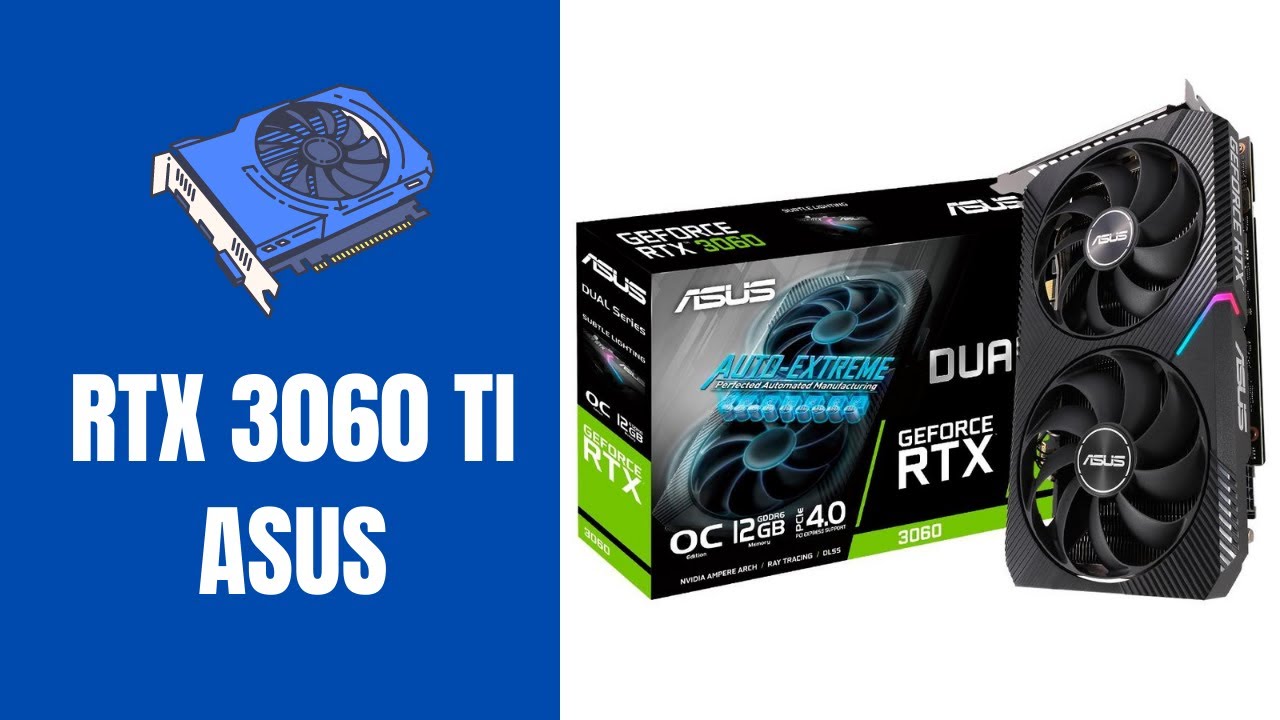 Placa de Vídeo Asus Dual NVIDIA GeForce RTX 3060 TI O8G Mini V2 OC,  90YV0FT2-M0NA00 