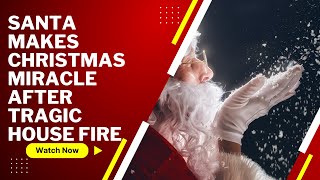 Santa's Brings Miracle for Family Who Lost House in a Fire by Brett Brooks 5 views 1 year ago 3 minutes, 29 seconds