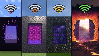 nether portal with different Wi-FI in Minecraft
