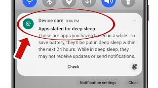 Apps salted for deep sleep kya hota hai | Samsung phone  screenshot 2