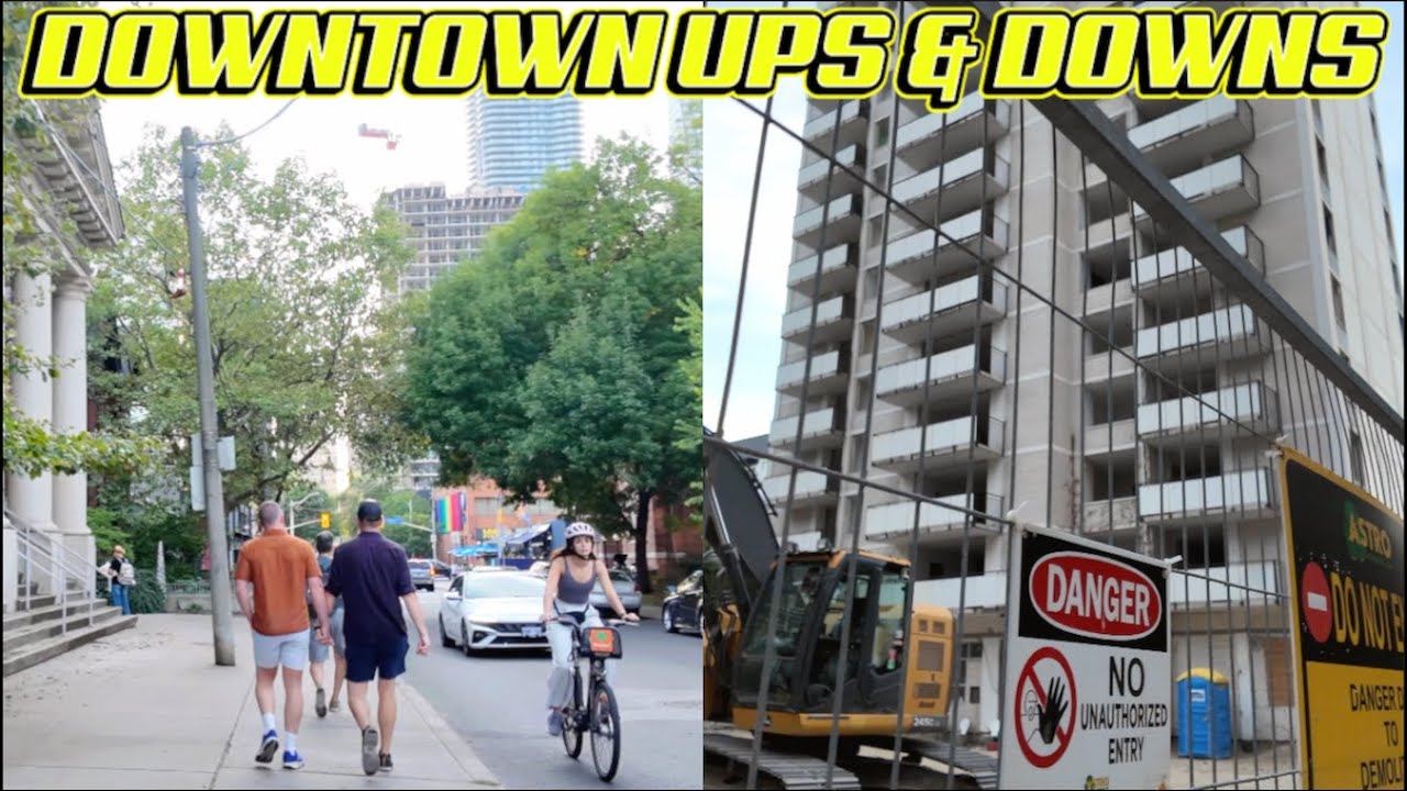 Out With The Old? A Walk Along Downtown Toronto Side Streets As Tall ...