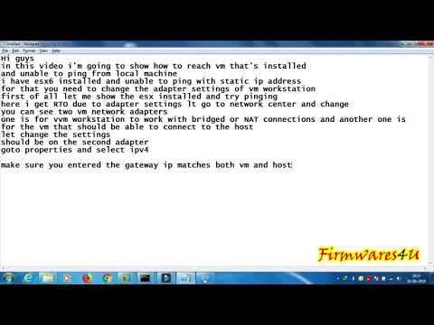 Unable to ping virtual machine in vmware workstation | Virtual machine unreachable