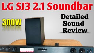 Turbulence recommend constantly LG SJ3 300W 2.1 Channel wireless soundbar detailed review | Soundbar for  LEDs under 10k - YouTube