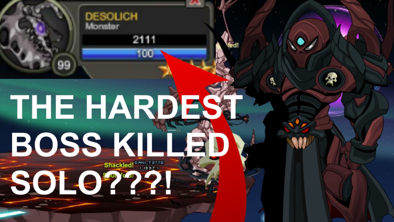 AQW Void HighLord Solo HARDEST BOSS! THE BEST CLASS?! YouTube
