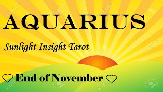 AQUARIUS Tarot End Nov 2021Heaven Sent Soulmate You Wished F…
