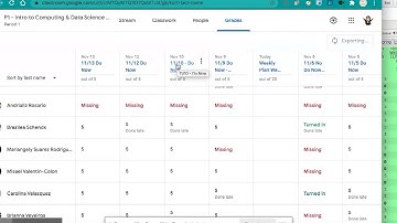 Exporting Grades from GC to Skyward