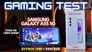 YANG INI LEBIH BAIK! GAMING TEST Samsung Galaxy A55 5G Indonesia, Exynos Masih PANAS Atau TIDAK?