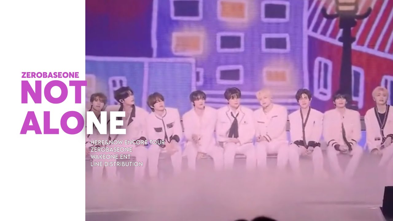 ZEROBASEONE (제로베이스원) - Not Alone 🎞️ | Line Distribution - YouTube