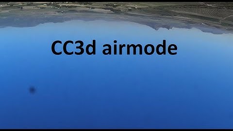Testing the librepilot ``airmode´´