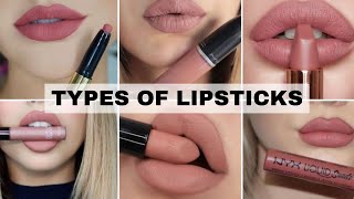 Types of Lipsticks with Names 💄