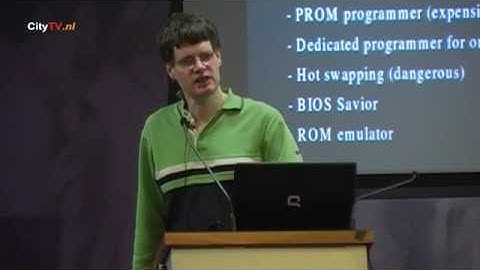 Why Coreboot: Open Source BIOS, Lennart Benschop @ T-DOSE 2011, Eindhoven