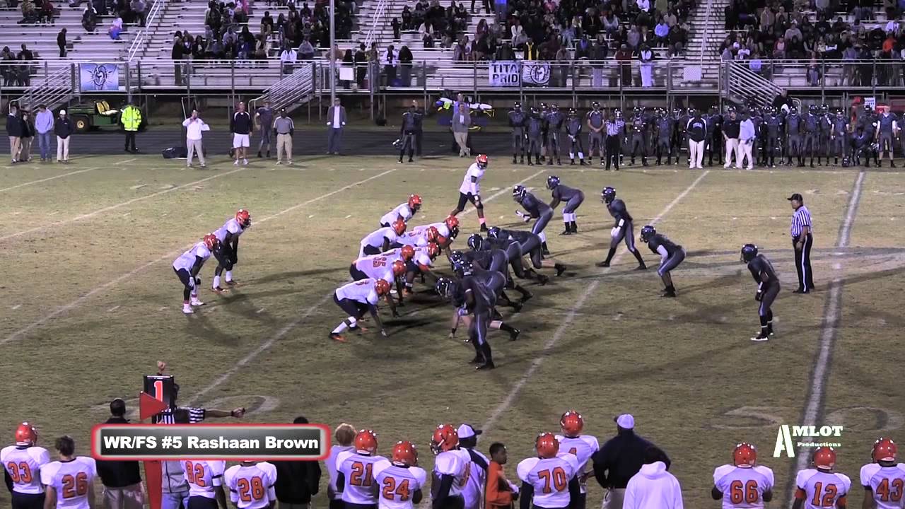 #5 Rashaan Brown 2012 Football Season Highlight