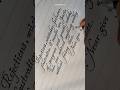 Best Handwriting In The World ✍️||#shorts