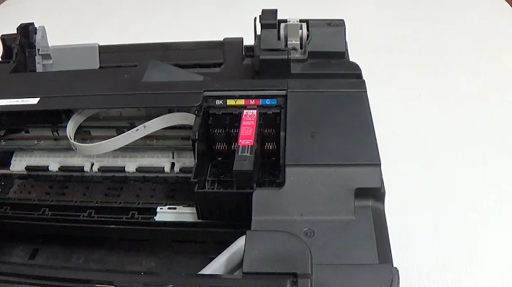 How to remove the print-head from Epson inkjet printer XP300 WF2530 WF2540 XP400 and others
