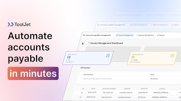 Build an accounts payable app with AI in minutes using ToolJet | No code, full control