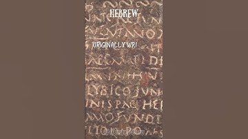 Fascinating evolution of ancient languages! Uncover amazing facts-Hebrew! #Ancient #language #hebrew