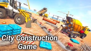 I Make The Cities Best House In Mega City Construction Game | Simulator Game | Excavator Game screenshot 5