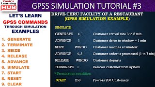 Celebrity P5: GPSS Commands | GPSS Simulation Tutorial #3 | GPSS simulation example programs Wealth