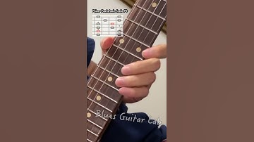 [300+ Licks,Tabs & Theory in BGL] Blues Lick Using Minor Pentatonic Scale Position 4 #blueslicks