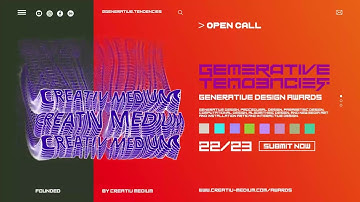 Generative Tendencies : Generative Design Awards by Creativ Medium
