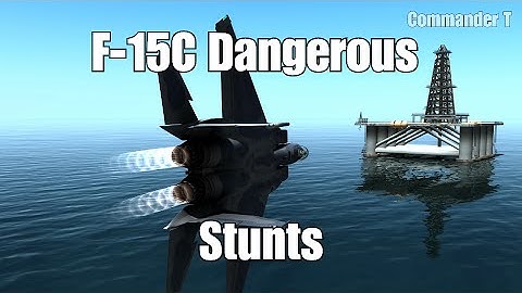 DCS World Flaming Cliffs 3 Dangerous F-15C Stunts