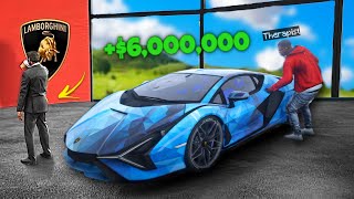 GTA 5 : Stealing Every LAMBORGHINI From DEALERSHIP..!!